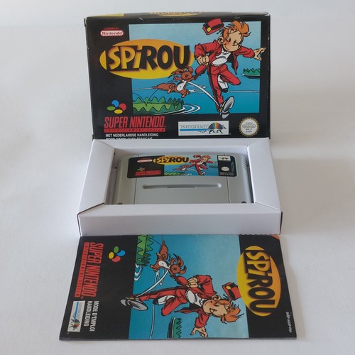 Spirou jeu super - -, nintendo