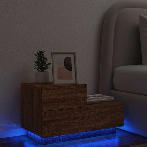 Table chevet avec lumières - table,