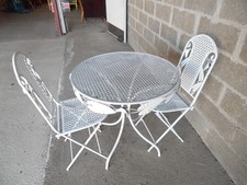 SALON DE JARDIN FER FORGE