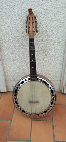 Banjo banjoline ancien - banjo,