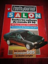 L'AUTO JOURNAL SALON DE L'AUTO 1989 / 1990 (ref 33)