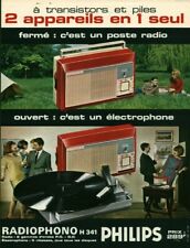 Vintage 1965 Philips Magazine Issue Radio Electrophone Advertising