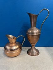 Anciens PICHETS Lot De 2 décoratif en CUIVRE