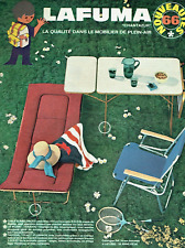 Advertising 1222 1966 Lafuma Chantazur Camping Seat Bed Camp