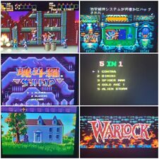 Vintage Sega Mega Drive 16 bit game cartridges tested 7 pieces with boxes