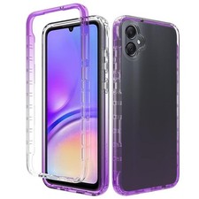 Pour Samsung Galaxy A05 étui antichoc transparent nuancé en PC + TPU pour tel