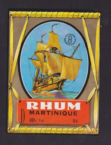 Ancienne étiquette alcool
