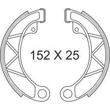 Paire Patins de Frein Arrière