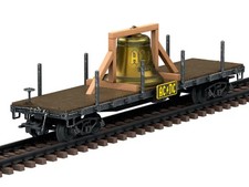MARKLIN Wagon plat AC-DC cloche "Hells Bells" - ép VI - HO 1/87 - MARKLIN 46270