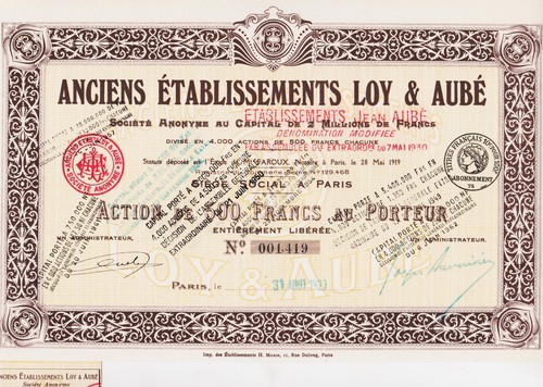 Anciens etablissements loy - loy, &