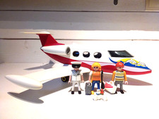 PLAYMOBIL 6081/ AVION DE LIGNE/ JET PRIVÉ VACANCES AÉROPORT VOYAGE