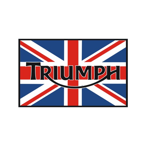 Sticker plastifié triumph - sticker,