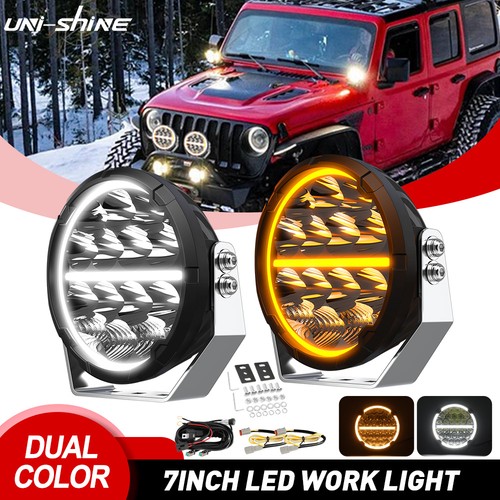 Phare additionnel led - 2x, rond