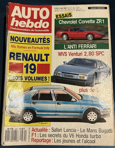 Auto hebdo autohebdo - hebdo, 670