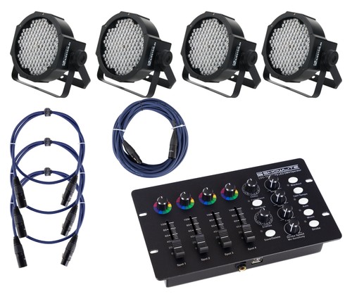 Par 144 led - 144, dmx