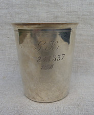 TIMBALE EN ARGENT MASSIF -