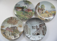 Assiettes décoratives -  Limoges - les 4 saisons