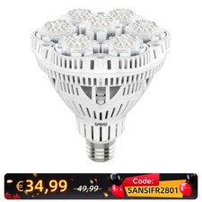 Grow light 36W Lampe Horticole Lampe de Croissance à Spectre Complet E27 SANSI