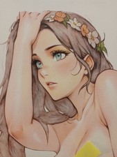 ORIGINAL DRAWING DESSIN NU