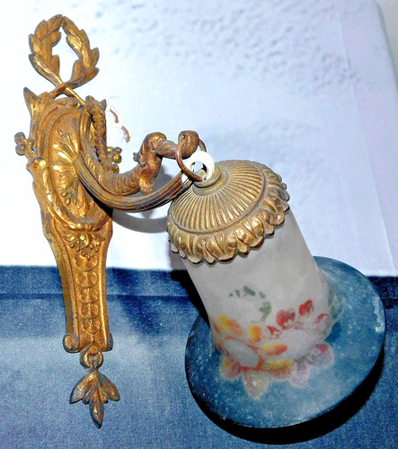 Ancienne applique lampe tulipe - ancienne,