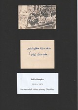 Erich Kempka (1910-75) Adolf Hitlers primary Chauffeur