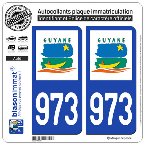 Stickers autocollant plaque - 2,