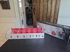 CRISTAL D' ARQUES-VERRES WASHINGTON SET OF 6 WASHINGTON CRYSTAL 7"H 3.5"W