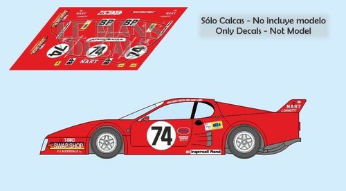 Autocollants ferrari 512 - ferrari,