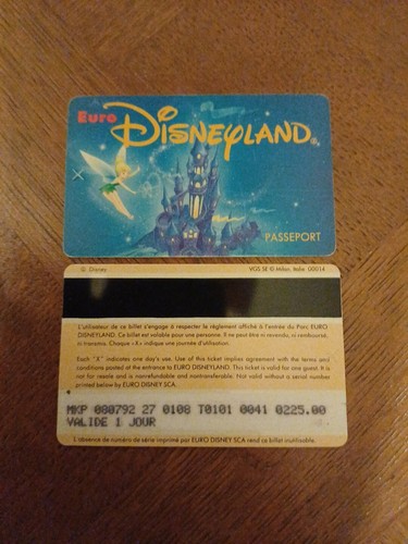 Pass euro disney - euro,