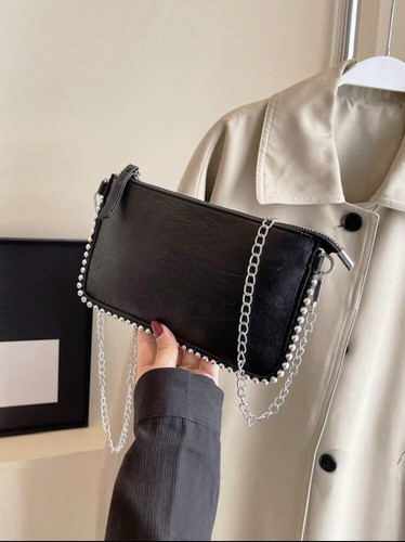 Sac bandoulière femme noir