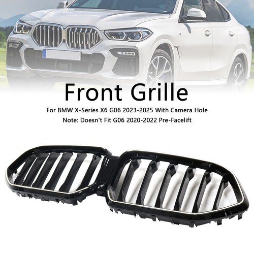 Black front bumper grille - black,