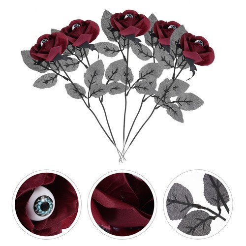 Pcs rose artificielle - 5,