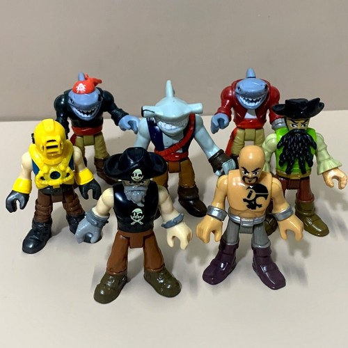 7pcs imaginext pirate - imaginext,