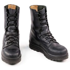 Original Swiss Army KS90 field troop boots black leather