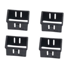 Lot de 4 bagues de conversion carrées pour appareils fitness et accessoires