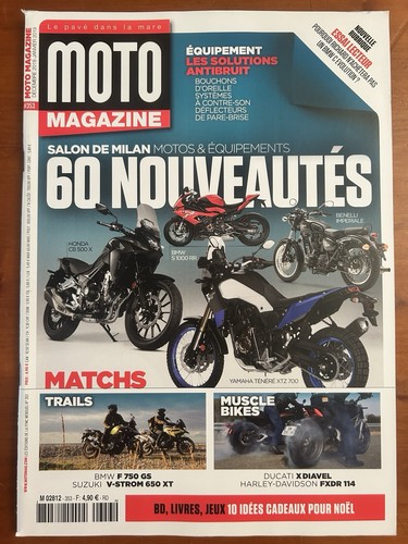 Moto magazine 353 déc - moto, n°353
