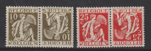 Belgium tête bêche 1932 - -, tête-bêche
