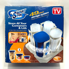 Smart Spin n Store Storage System Organizer Containers As Seen on TV New READ