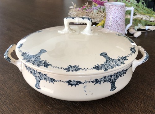 Ancien légumier faïence - ,