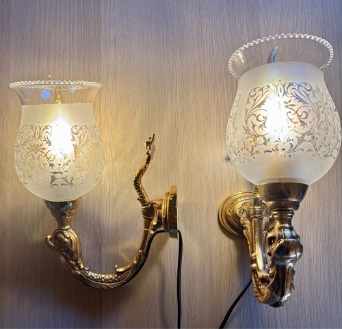 Paire lampes appliques - paire, de
