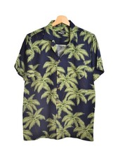 Chemise hawaienne homme bleu