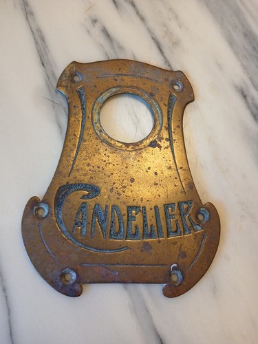 Art nouveau plaque - nouveau,
