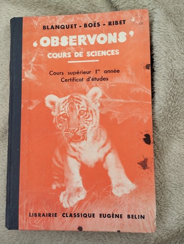 Ancien livre scolaire - livre,