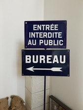 enamel plates on metal foot