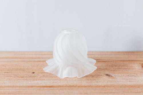 Abat jour vintage tulipe blanc - vintage,