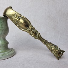 Pince à sucre vintage en métal doré –  patte de lion - Style Louis XV