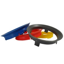 4 bagues de centrage Jantes Enzo 70,1-63,4mm pour MAZDA 2 121