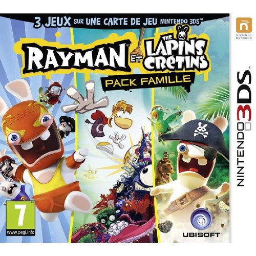 Jeu 3ds rayman les lapins - jeu,
