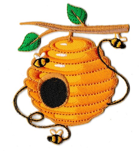 écusson patche miel - patche, ruche