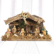 Fontanini Nativity Scene 11 piece 5" Set Italy Creche Christmas Decor Vintage